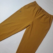 Janji Womens Size L Transit Tech Athletic Pant Lightweight Gold