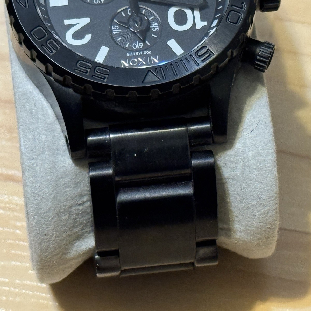 Nixon The 42-20 Chrono Minimize Black White Chronograph Men's