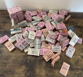 VINTAGE UNUSED GUERNSEY BUS TICKETS 110x BUNDLES Lot 3