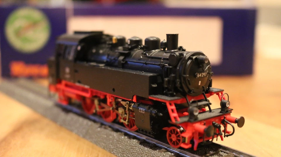 Roco H0 68200 Dampflokomotive BR 64 297 DB ESU Digital DSS OVP für Märklin AC - Bild 4 von 4