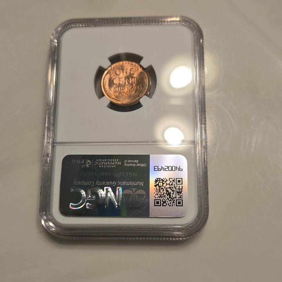 1957 Lincoln Wheat Penny NGC Uncirculated - Image 4 of 4