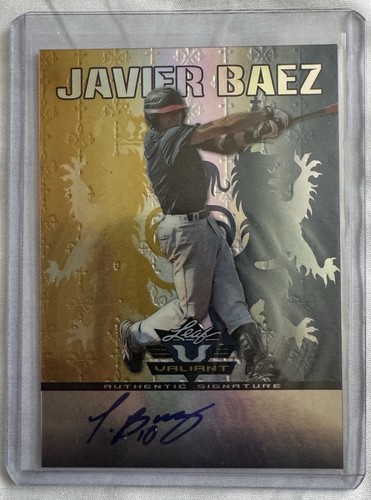 2011 Leaf Valiant - Javier Báez #VA-JB2 Blue /99 (AU, RC)