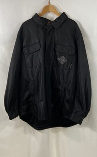 Harley Davidson Black Mesh Ventilated Riding Jacket Body Armor Pockets Sz 4XL
