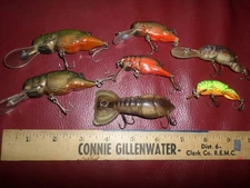 7 Crawdad Crayfish crankbait Lures  REBEL Bagley baits