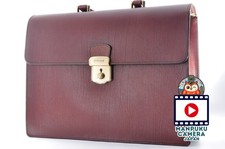  MINT  Contax Leather Camera Case Set Brown w/ Strap Cloth Accessories JAPAN