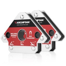 ARCCAPTAIN Welding Magnets 2pcs 55LB Holding Power Welding Magnet Set