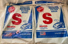 Hoover Genuine Hoover Filter Bags 3 Filter Bags Lot of 2 Total 6 Bags