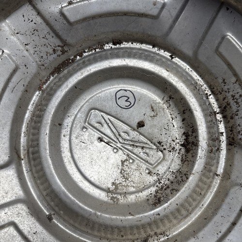 (1) 1967 - 1977 Ford F250 12" OEM Wheel Center Rim Hub Cap 8 Lug Dog Dish Cover - Foto 24 di 24