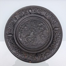 Antiker Gusseisen Teller "Urteil des Paris" griechische Mythologie Historismus