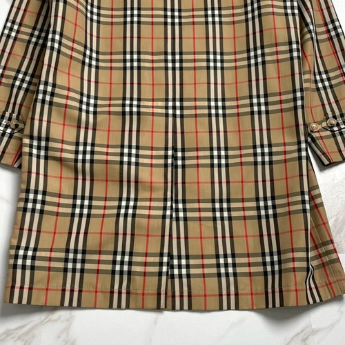Burberry Archive Check Balmac Coat, Beige, Men's Size 48 - Picture 8 of 11
