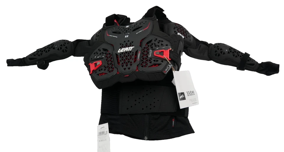 Protector Cuerpo Leatt 5.5 Evo Negro Talla Mediana - 5025202261 Foto 2 de 4