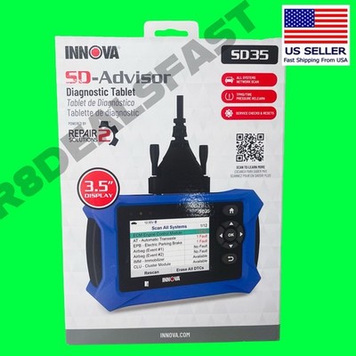 INNOVA SD35 OBD2 Diagnostic Code Scan Tool Live Data ABS SRS Engine BRAND NEW 