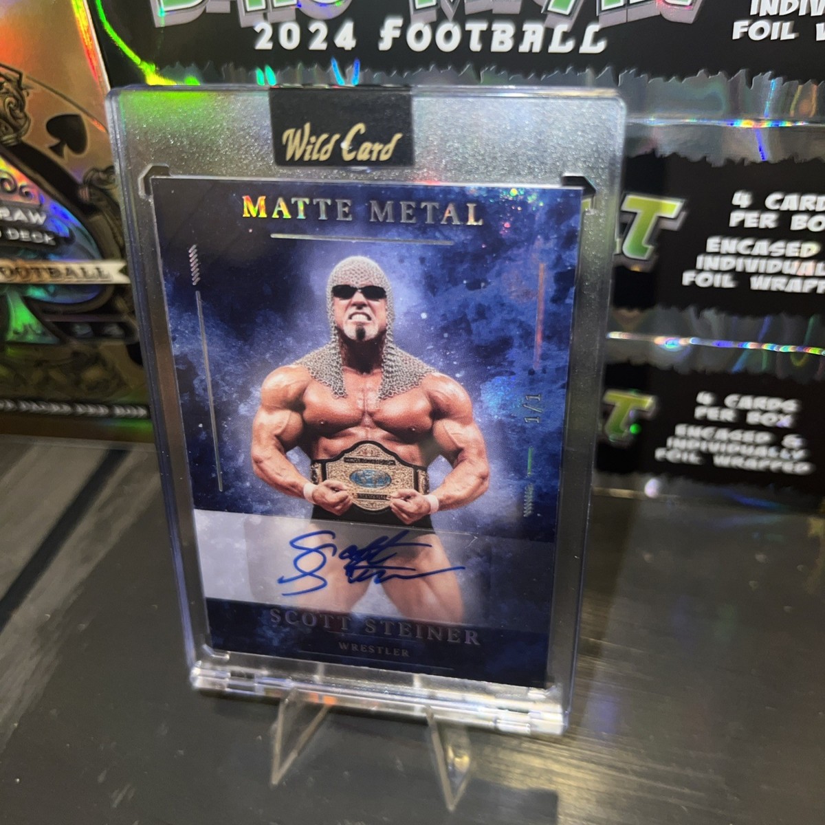 Scott Steiner 1/1 Autograph NEW 2026 Wildcard Matte Metal | eBay