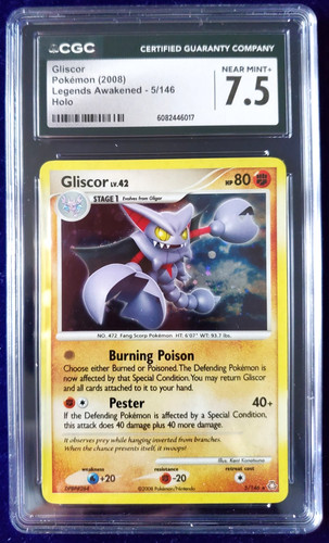 Gliscor graded CGC 7.5 for sale on eBay