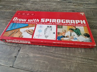 Vintage Spirograph von Denys Fisher 1967 Edition mit Originalkarton & Anleitung