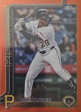 2025 Topps Update #US204 Alexander Canario Orange Holo Foil