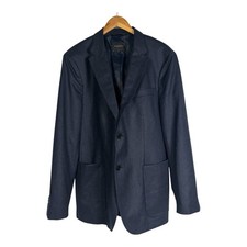 Banana Republic Blazer Jacket Vitale Barberis Flannel 120s Tailored Slim Fit 44R