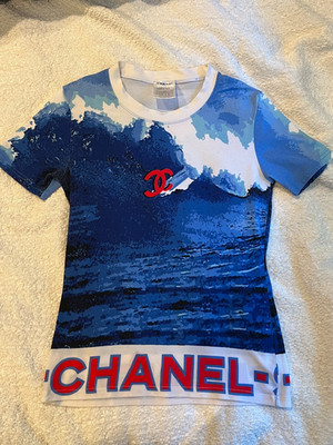 Chanel Authentic 02S Multicolor Surf Top Size :40