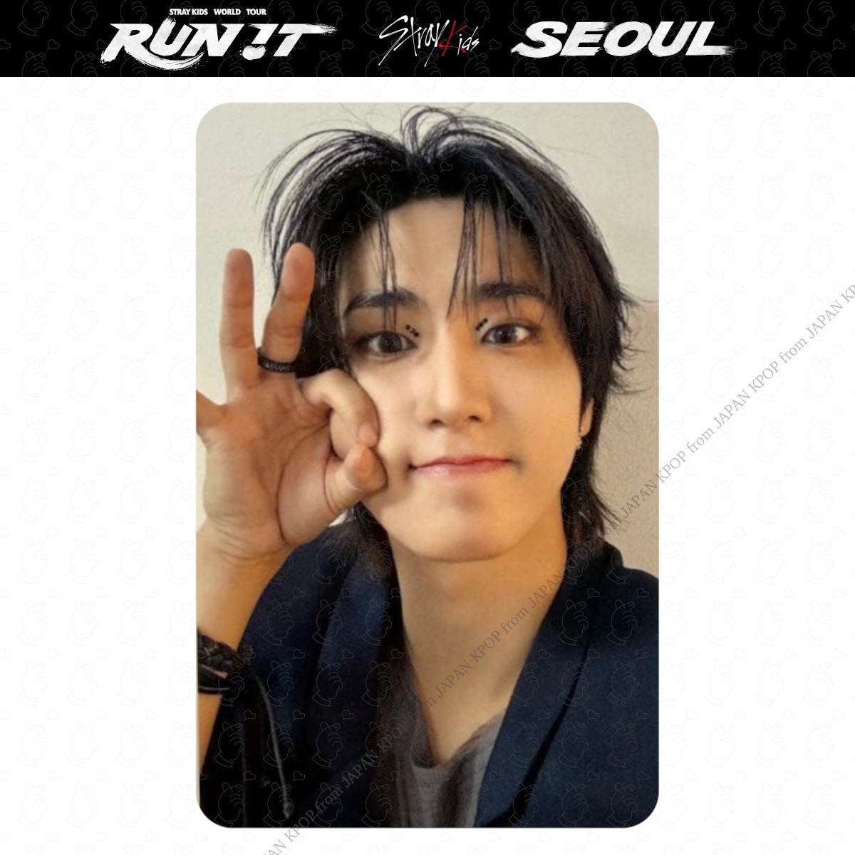 Stray Kids World Tour RUN IT Seoul STAY ZONE Official Photocard