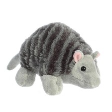 Aurora  Adorable Mini Flopsie  Armadillo Stuffed Animal - 8 inches, Gray