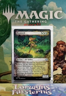 Magic - Finsterelf - Uc/Kreatur/Elf, Späher, Full Art - Lorwyn Eclipsed - DE/NM