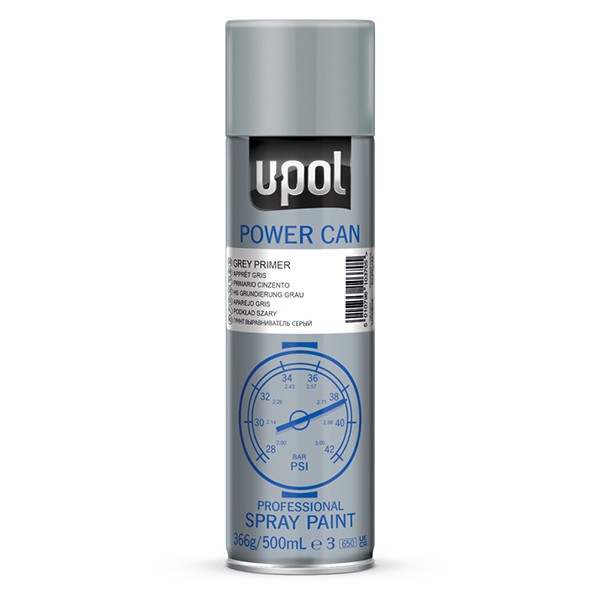 5X U-Pol Grey Primer Spray High Build Power Can Aerosol Professional 500ml - Image 14
