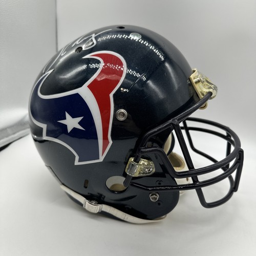 Texans Signed Full Size Helmet ( Unknown Player ) autograph - Picture 2 of 8