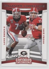 2020 Contenders Draft Picks Collegiate Connections D'Andre Swift Jake Fromm z6b
