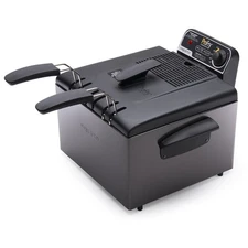 Presto 05489 Black Stainless Steel Deep Fryer