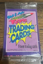 Sid & Al's Toons Trading Cards Vintage 1993 Dynamix Complete Set of 8 Brand New