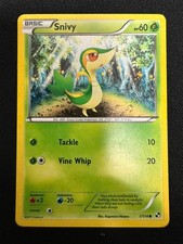 2011 Pokemon SNIVY Black & White Base Set COSMOS HOLO Box Promo Card 1/114 RARE