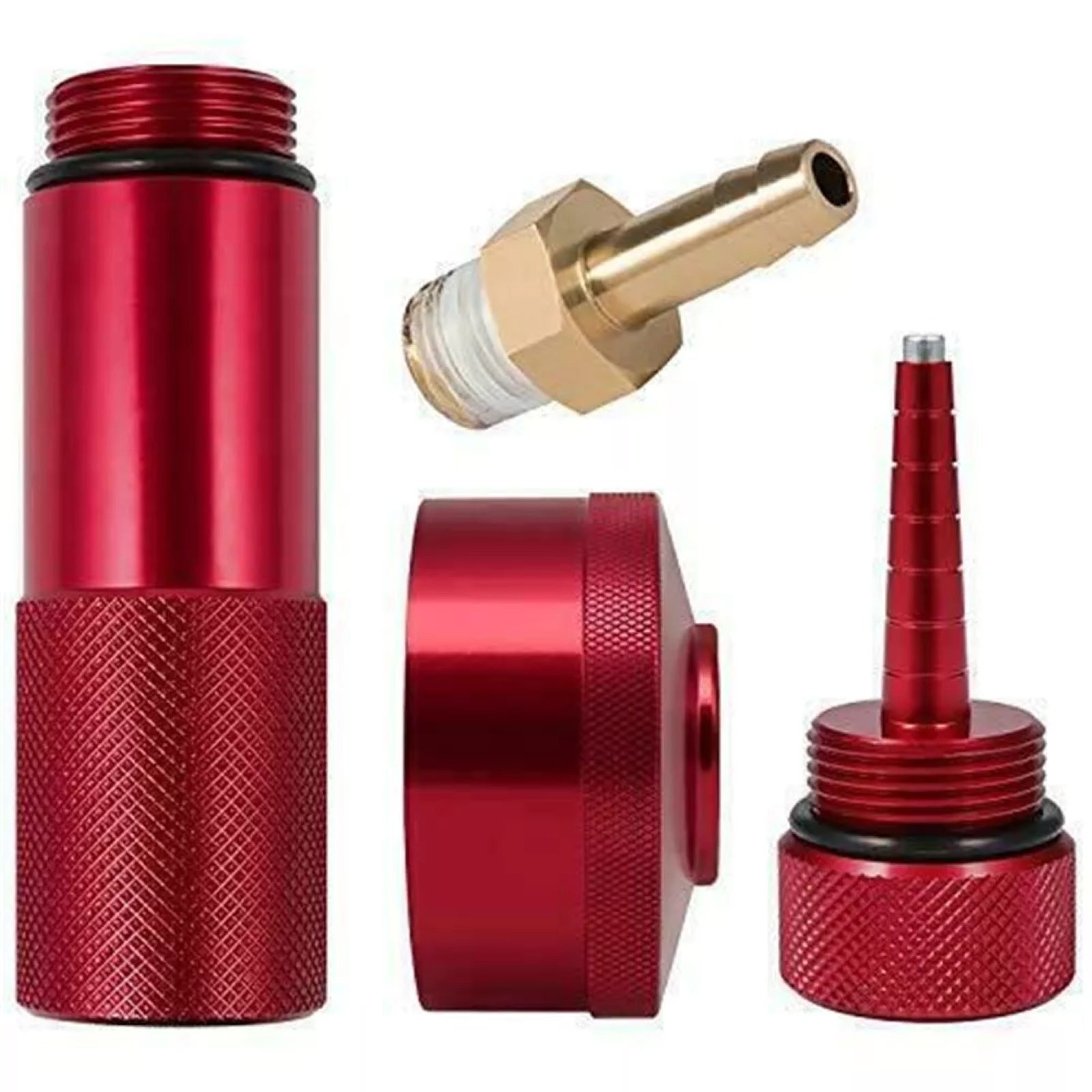 Aluminum Oil Change Funnel Magnetic Dipstick Kit
