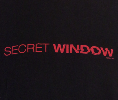 RARE vintage 00s Y2K Secret Window Movie Film Promo T-Shirt 2004 