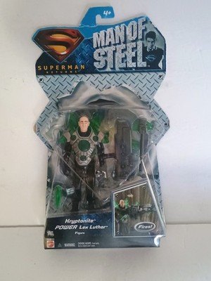 Superman Returns Man of Steel Kryptonite Power Lex Luthor Mattel NIP 5in