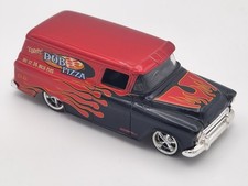 Jada Toys - Dub City - 1957 Chevy Suburban Panel - Dub Pizza - Rubber Tires 1:64