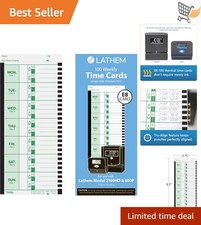 Employee Time Card Pack 100 Count Thermal Pri...