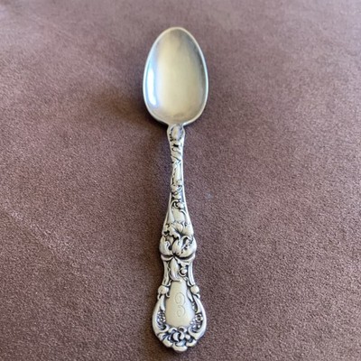 1835 R Wallace 6 Pat. 6” Floral Fancy TeaSpoon Vintage | eBay