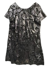 Show me your Mumu Sequin Sheath Mine Dress Size Large Party Holiday New Years