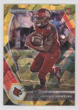 2021 Panini Prizm Draft Picks Gold Ice Prizm Javian Hawkins #119 3d7