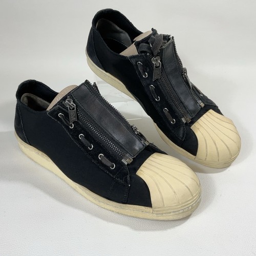 Y-3 Yohji Yamamoto Adidas SUPER ZIP LOW TOP SNEAKER SCHWARZ BB4800 US 9 wie abgebildet - Bild 2 von 17