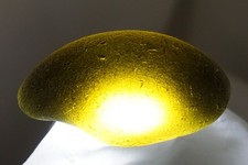 Black Sea Glass 36g RAREST OLDEST Pirate 1600s  le Sainte-Marie Madagascar mmm5