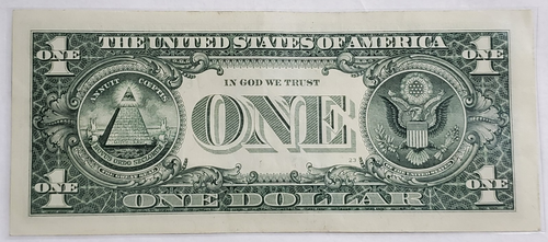 $1 Bill 2017A Fancy Serial Number Bookends '69' Near Flipper - J 69619269 A - Picture 3 of 3