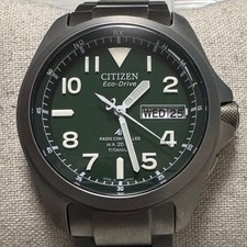 Citizen Promaster Land Eco-Drive Radio-Controlled Watch PMD56-2951 Green Dial