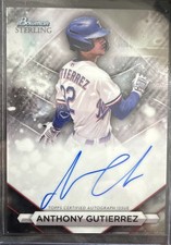 2023 Bowman Sterling - Prospect Autographs Anthony Gutierrez #PA-AG (AU, RC)