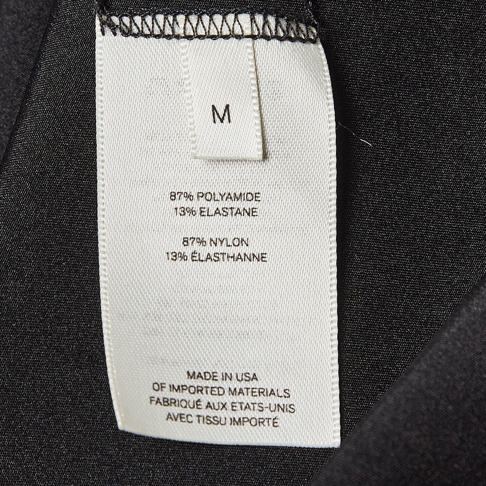 FILA Abito Bodycon Senza Maniche The Row Nero Jersey M