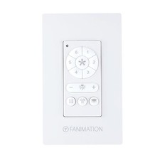 Fanimation Ceiling Fan Wall Control, DC Motor Fan/Downlight, White - TW406