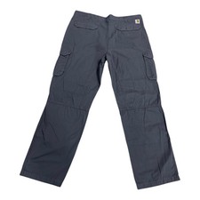 Carhartt Force Relaxed Fit Ripstop Pants Men 42x32 Gray Cargo Work 101148-039