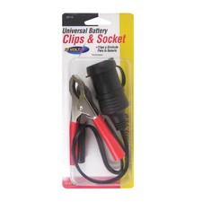 Custom Accessories 18710 12V Universal Battery Clips  Socket 9.75 W in.