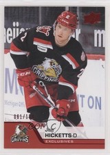 2020-21 Upper Deck AHL Exclusives 61/100 Joe Hicketts #91 0b3