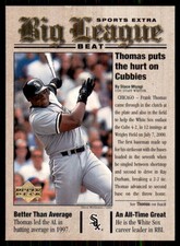 2001 Upper Deck Big League Beat #BB16 Frank thomas White Sox